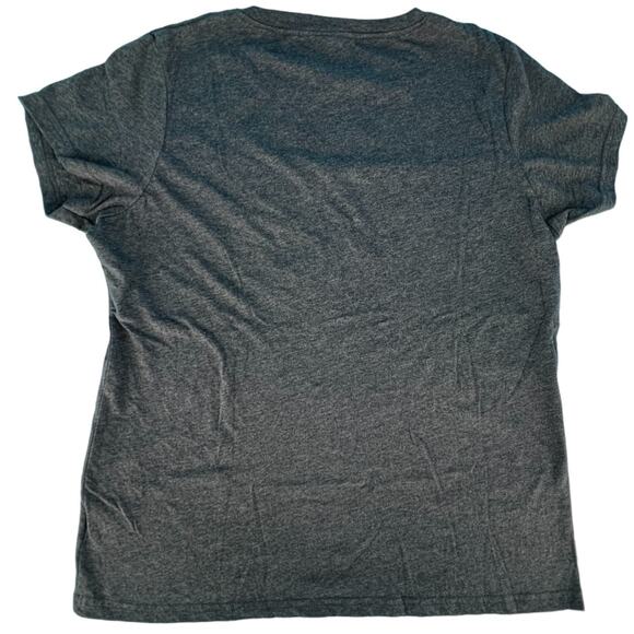 LAT Short Sleeve Crew Neck Tee Shirt Top Ladies Size Large Smoke - Picture 6 of 11